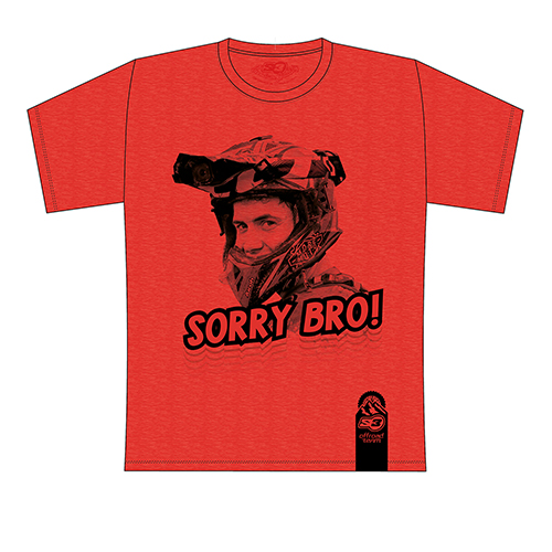 T-shirt Mario Román Sorry Bro (Red)