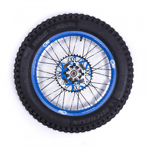 FULL Wheels Stickers Kit for Trial / Enduro (Blue)