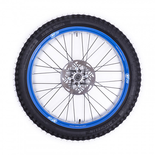 FULL Wheels Stickers Kit for Trial / Enduro (Blue)